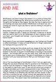 PSHE KS3 KS4 Mental Health Workbook Mindfulness