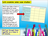 Human rights in conflict and in balance - Edexcel Citizenship