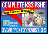 4 Year Pack - Complete Middle School PSHE + RSE