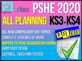 7 Year Pack - Complete Secondary PSHE and RSE KS3, KS4, KS5