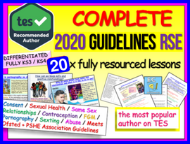 Relationships and Sex Education KS3 / KS4 PSHE 2020