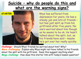 Suicide Mental Health Lesson PSHE