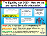 The Equality Act 2010 + Discrimination PSHE Careers