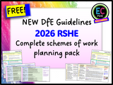 RSHE PSHE Planning for KS3 and KS4 2026