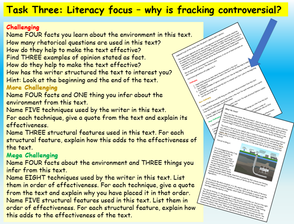 Fracking PSHE / Citizenship Lesson – EC Publishing
