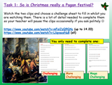 The Pagan Origins of Christmas - RE Lesson