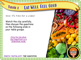 Year 4 - Living a healthy lifestyle PSHE