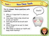 Healthy, Clean Teeth - KS1 - Year 1