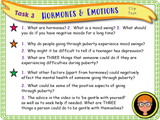 Hormones and Emotions - Puberty PSHE