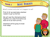 Year 5 - Boys' Puberty PSHE