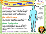 Hormones and Emotions - Puberty PSHE