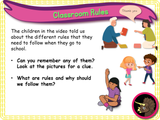 New! Classroom Rules - EYFS/Reception