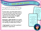 Year 4 - Secrets - KS2 PSHE