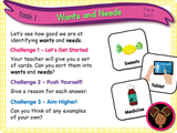 Wants and Needs - KS1/Year 2