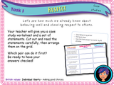 Year 5 - Behaviour and Respect PSHE