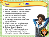 Year 5  - Being Healthy - Exercise (Part 2 of 2)
