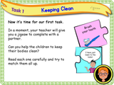 Keeping clean - KS1 - Year 1