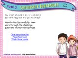 Year 3 - Friendship boundaries