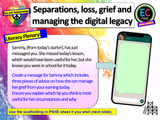 Grief, Loss and Digital Legacies PSHE Lesson