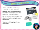 Year 4 - Real Life and Online Friendships (Loneliness)