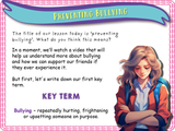 Year 4 - Preventing Bullying