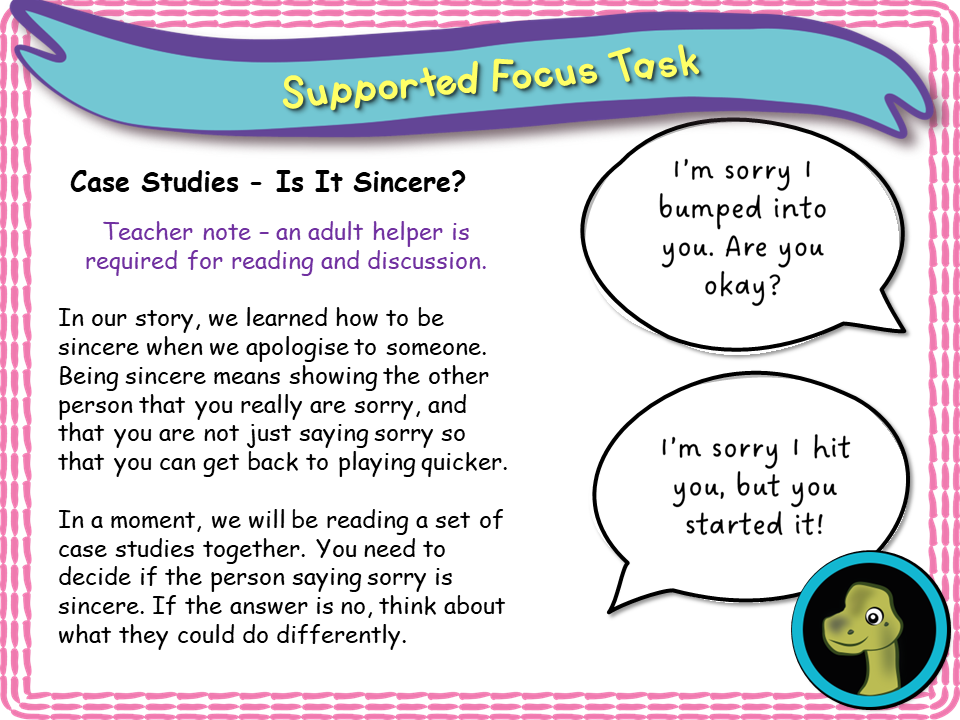 New! Apologising and Saying I'm Sorry - EYFS/Reception – EC Publishing