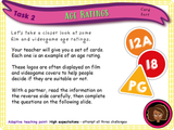Year 3  - Age-appropriate content - age ratings