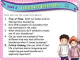Year 3 - Friendship boundaries