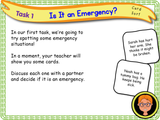 Accidents and Emergencies - Calling 999 -  KS1/Year 2
