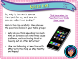 Year 4 - Screen Time - Limiting Our Time Online