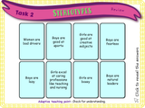 Year 3 - Gender stereotypes and women in STEM