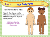 The Human Body - Naming Body Parts KS1/Year 2
