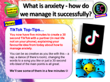 Managing Anxiety Mental Health PSHE Lesson