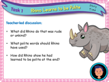 Polite words - KS1 - Year 1