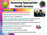 Freshers' Flu, Meningitis, Vaccinations and Health Services KS5 PSHE Lesson