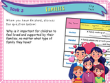 Families - love and stability PSHE Lesson