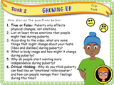 Year 4 - Changing Emotions - Puberty