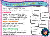 Respectful & Responsible Behaviour