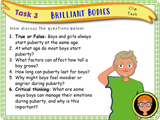 Year 4 - Growing up - an introduction to boys' puberty