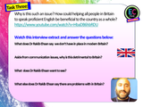 Immigration, Migrant Hotels and Flags - Citizenship / PSHE Lesson
