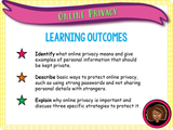 Internet Safety PSHE - Online Privacy and Personal Data