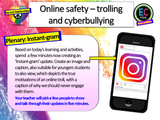 Cyber-bullying, Trolling and Online Safety