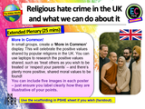 Religious Hate Crimes in the UK - Citizenship / PSHE Lesson
