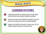 Mental Health Introduction PSHE Lesson