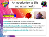 Introduction to STIs and Sexual Health PSHE Lesson