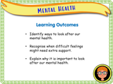 Year 5 - Mental Health Introduction PSHE Lesson