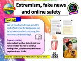 Online Safety - Extremism and Fake News PSHE Lesson