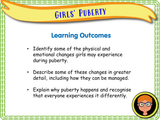 Year 5 - Girls' Puberty PSHE Lesson