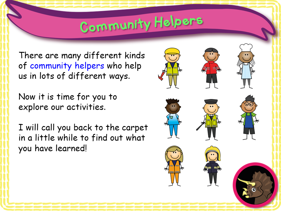 Community Time Eyfs New! Jobs and Community Helpers - EYFS/Reception – EC Publishing