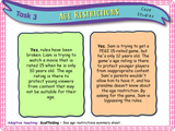 Year 4 - Age restrictions